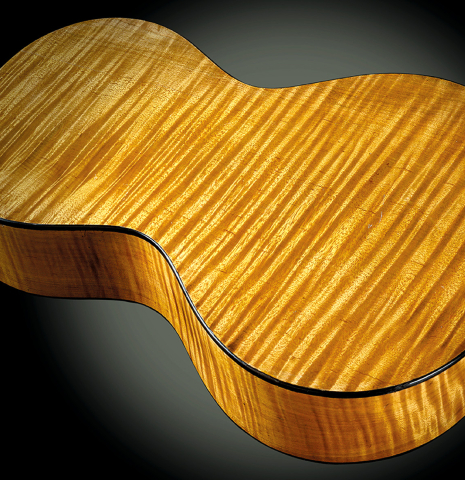 Back of Rene Lacote guitar