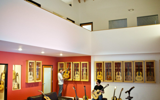 New Guitar Salon Showroom