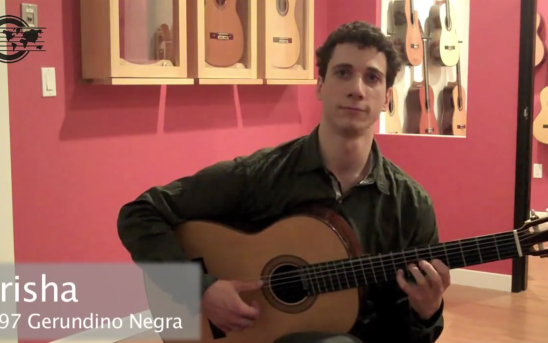 Grisha Playing a 1997 Gerundino Negra