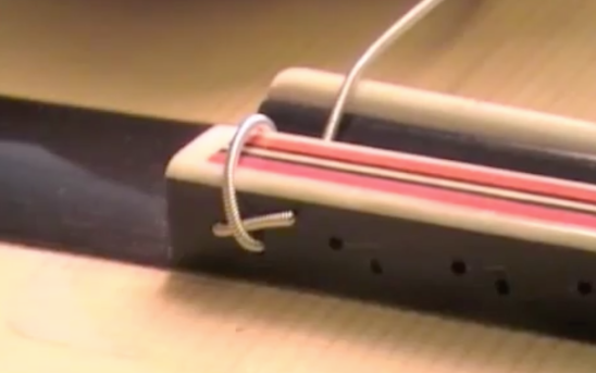 Changing Strings On A 12-Hole Bridge