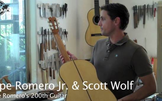 Pepe Romero Jr.'s 200th Guitar