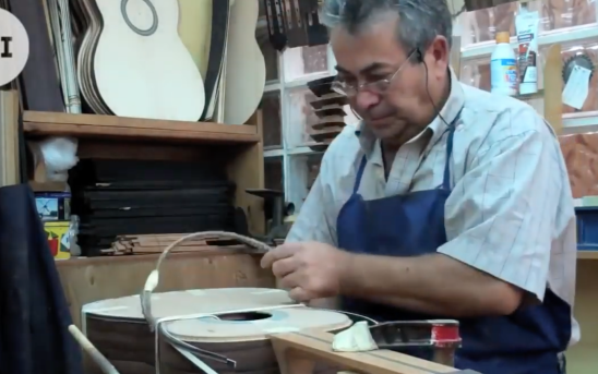 Teodoro Perez - Binding a Guitar