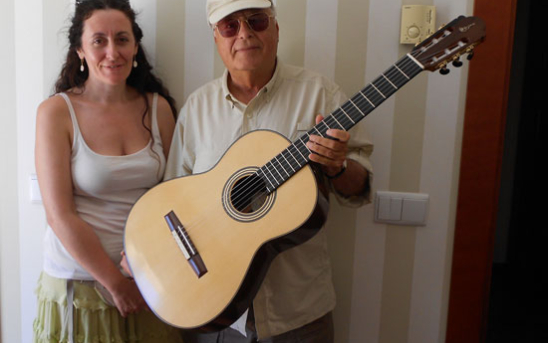 Celin Romero and Juan Miguel Carmona