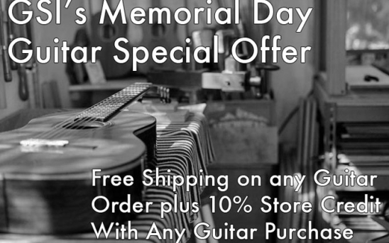 GSI's Memorial Day Sale