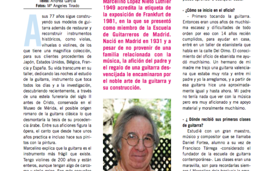 Luthier: Marcelino Lopez Nieto