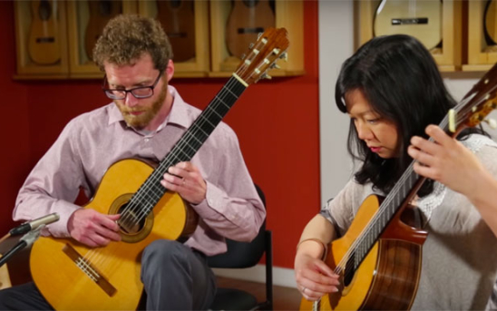 Sheu Pettit Guitar Duo play Castelnuovo-Tedesco