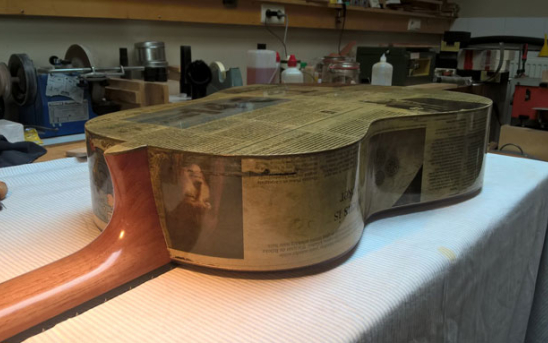 The Leonardo Guitar Project and Newspaper Guitar Challenge