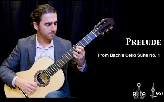 Elite Guitarist Tutorial - Bach Prelude from Cello Suite 1