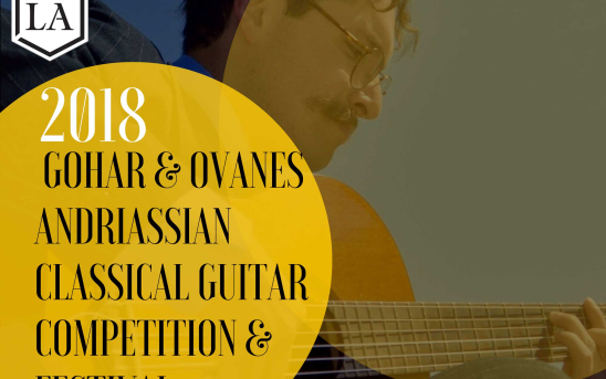 2018 Andriassian Classical Guitar Competition and Festival
