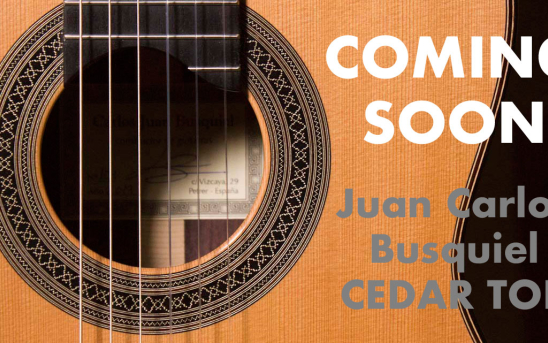 Coming Soon: 2019 Carlos Juan Busquiel - our first cedar top!