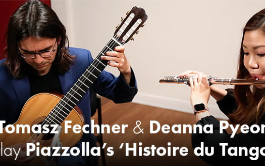 Piazzolla's 'Histoire du Tango' played on 4 guitars