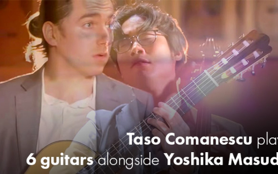 WATCH Falla's 'Suite Populaire Espagnole' played by Taso Comanescu on 6 guitars & Yoshika Masuda on cello