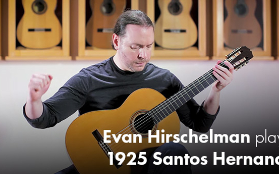 Evan Hirschelman pays hommage to Schuldiner on a Santos