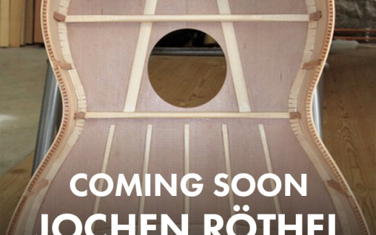 Jochen Rothel Uses Rare Combination of woods on his New Guitar