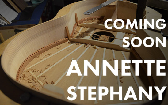 Ash wood... On a guitar? You bet! See what Annette Stephany has in the works!