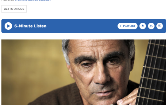 NPR airs Guinga Interview recorded at GSI