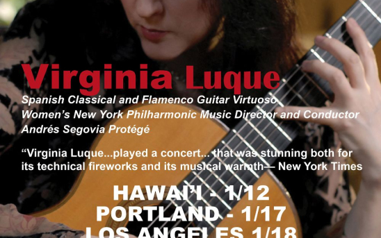 U.S. Classic Guitar opens new season with Virginia Luque concert & GSI masterclass