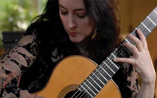 Virginia Luque, Segovia's last private student visits Los Angeles for concert masterclass and video shoot