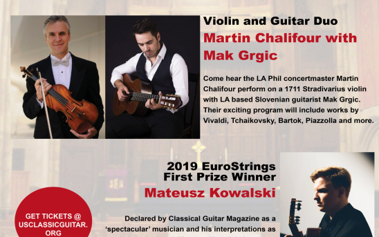 Mateusz Kowalski in Concert in L.A., featuring Martin Chalifour & Mak Grgic