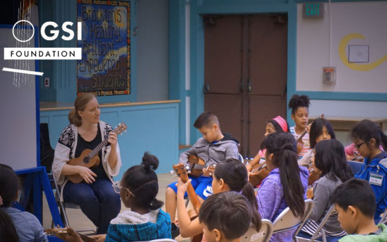 Help the GSI Foundation make an impact on children's lives. Tax-deductible donations welcome, including GUITARS!