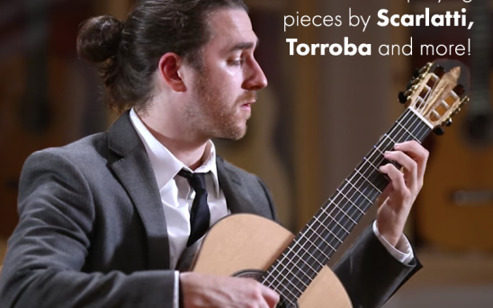 Watch Taso Comanescu playing Scarlatti, Torroba and more!