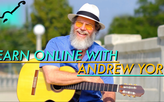 Enter Andrew's Den and study music online with Grammy® Award winner, Andrew York