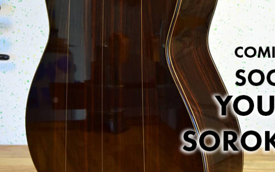Youri Soroka's latest guitar. Destination? GSI!