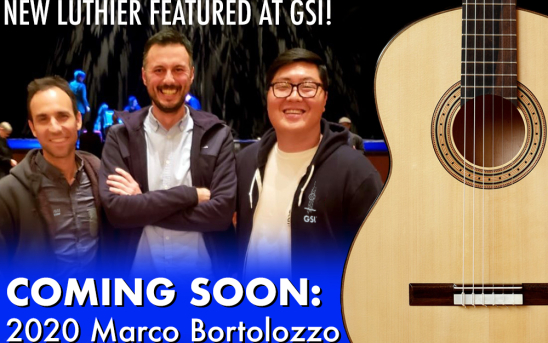 Marco Bortolozzo's guitar featured for the first time at GSI!