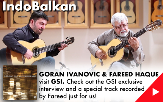 Goran Ivanovic & Fareed Haque: New GSI Recordings, New CD, Interview, GSI exclusive track and FREE SHEET MUSIC in the article!