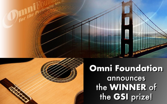 Omni Foundation Guitar Series has announced the Winner of the GSI prize! See the program for the 2020-2021 season.