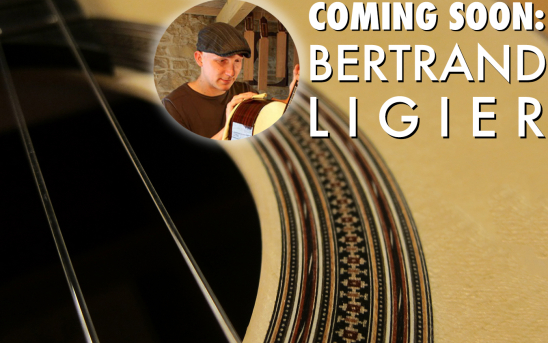 Coming soon: Bertrand Ligier’s new guitar built using the Spanish method.