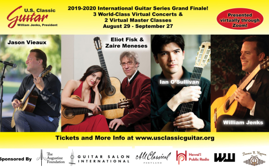 U.S. Classic Guitar Announces the Grand Finale of the 2019-2020 International Guitar Concert Series!