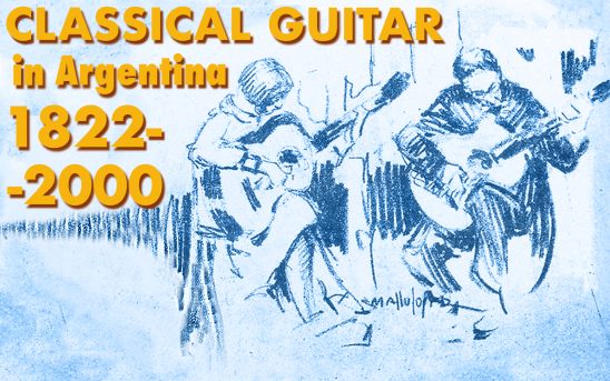 A New 4-Volume Book on the History of Classical Guitar in Argentina is Now Available at GSI!
