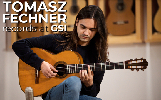 Tomasz Fechner records at GSI music by Rodrigo, Tárrega, Villa-Lobos and Giuliani!