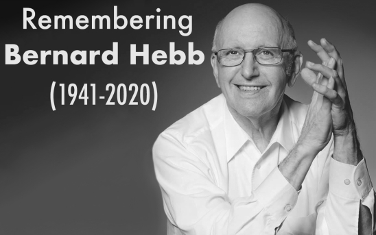 Professor Bernard Hebb has passed away.