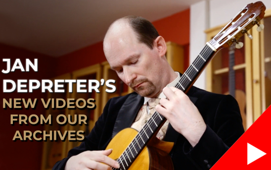 GSI Releases New Videos of Jan Depreter from His Recording Session at GSI in 2017.