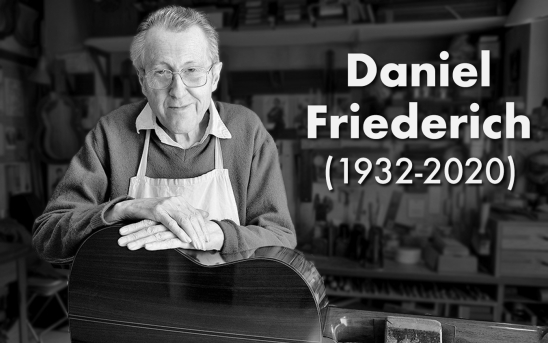 French luthier, Daniel Friederich, has passed away at the age of 88.