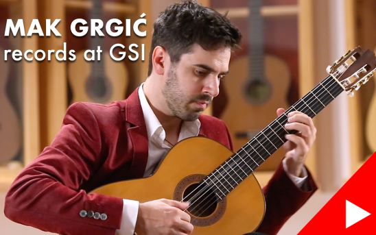 Slovenian Guitarist, Mak Grgić, Visits GSI and Records Music by Morricone, Tadić, Ponce and More!