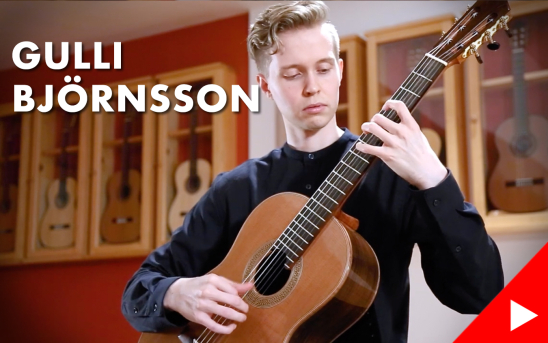 Icelandic Guitarist & Composer, Gulli Björnsson, Visits GSI to Record Six of His Original Compositions.