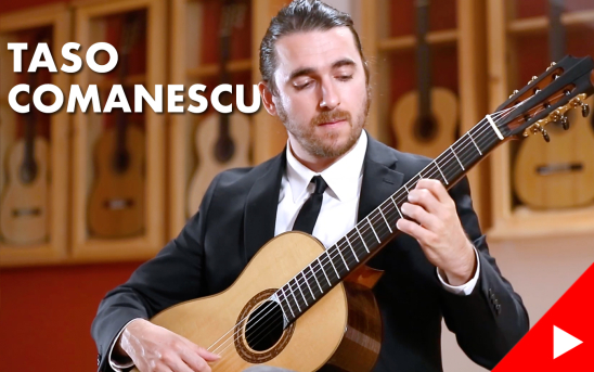 Taso Comanescu Visits GSI to Record Music by Agustín Barrios Mangoré and Johann Sebastian Bach.
