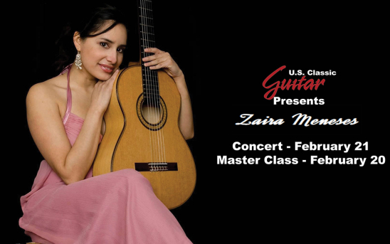 The Second Event of the U.S. International Guitar Series Season 2021 is Just Around the Corner! Buy Your Tickets Now and Listen to Zaira Meneses!