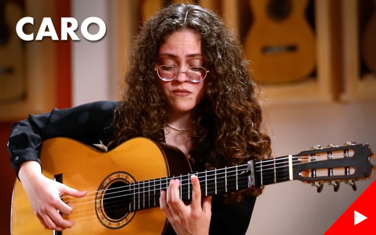 One of the Most Talented Flamenco Guitarists, Caro, Records New Videos at GSI!