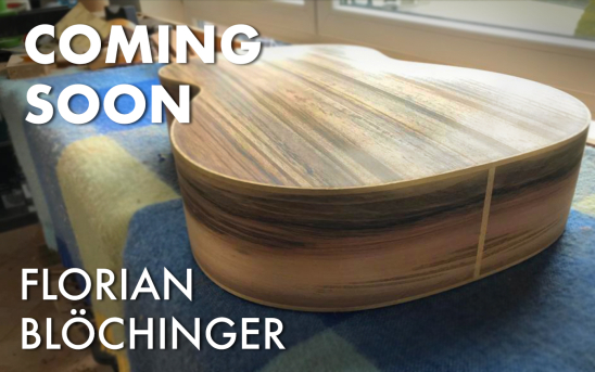Florian Blochinger Builds His Second Tigerwood Guitar for GSI!