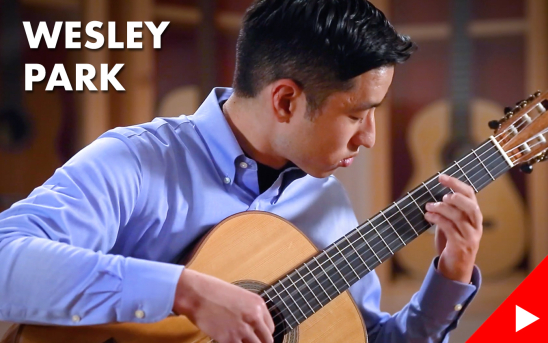 Wesley Park from the Park Brothers Guitar Duo Visits GSI to Record New Solo Videos.
