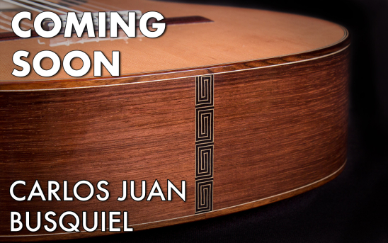 Carlos Juan Busquiel Builds a New Guitar with Cedar Top and African Rosewood Back and Sides