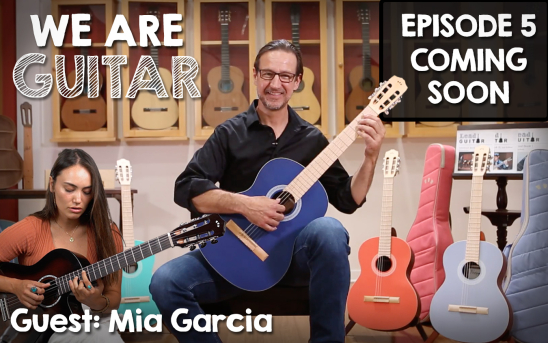 "We Are Guitar" Episode 5 with Mia Garcia Premieres on May 19th on the GSI YouTube Channel.