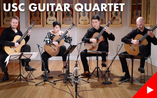 USC Guitar Quartet Gives a World Premiere of 
