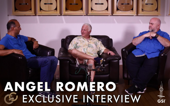GuitarCoop Releases a New Interview with Angel Romero Recorded in the GSI Showroom.