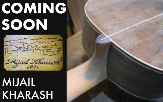 Mijail Kharash - The Winner of the Second Prize at the 2019 Antonio Marin Montero Guitar Making Competition Builds a New Instrument for GSI.