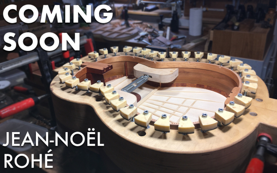 French Guitar Maker, Jean-Noël Rohé, Builds a New Guitar for GSI. See the photos!